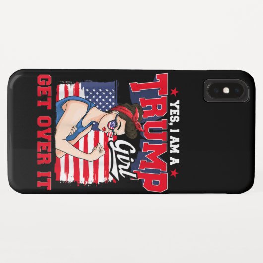 Trump-Mädchen Case-Mate iPhone Hülle (Rückseite (Horizontal))