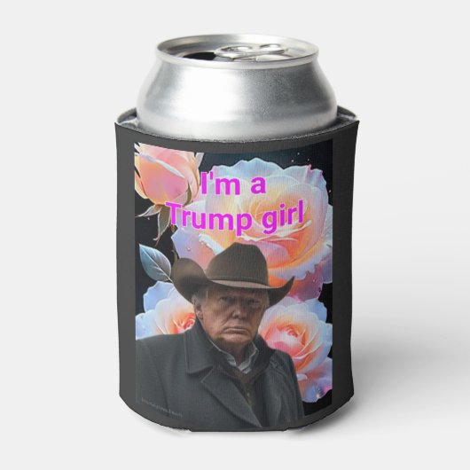 Trump-Mädchen Dosenkühler (Kanne Vorderseite)