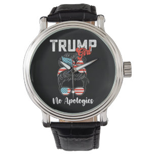 Trump Mädchen Keine Entschuldigung Präsidentschaft Armbanduhr