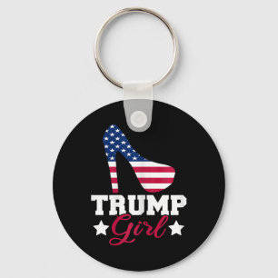 Trump Mädchen Republikanische Frau Gop Patriot Hig Schlüsselanhänger