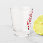 TRUMP MÄDCHEN ROCK! SCHNAPSGLAS (Links)