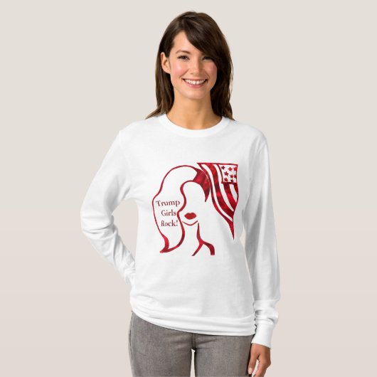 TRUMP MÄDCHEN ROCK! T-Shirt (Vorne ganz)