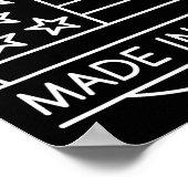 Trump Made In USA Poster (Ecke)