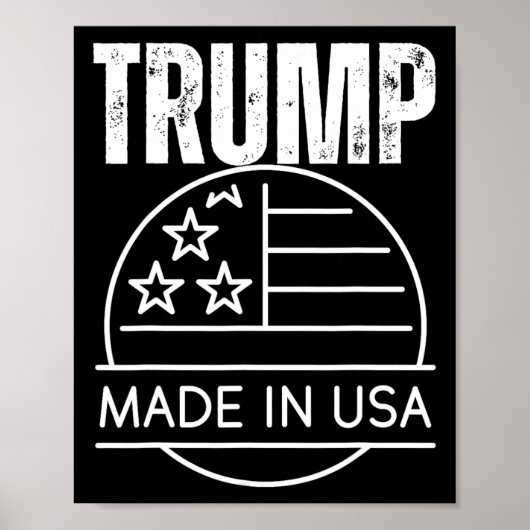 Trump Made In USA Poster (Vorne)