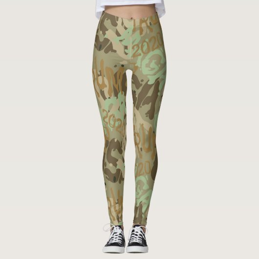 TRUMP MAGA 2020 Camouflage 2 Leggings (Vorderseite)