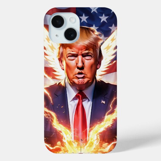 Trump MAGA 2024 America First iPhone / iPad Case (Rückseite)