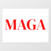 Trump Maga 2024 Fensteraufkleber (Blatt)