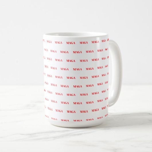Trump Maga 2024 Kaffeetasse (VorderseiteRechts)
