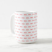 Trump Maga 2024 Kaffeetasse (Vorderseite Links)