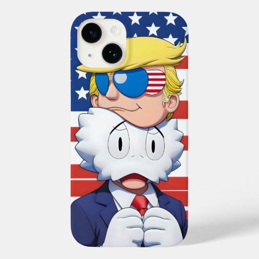 Trump MAGA 2024 Kaws Pop Art iPhone / iPad Fall Case-Mate iPhone Hülle (Rückseite)