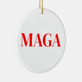 Trump Maga 2024 Keramik Ornament (Rechts)