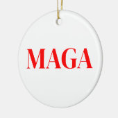Trump Maga 2024 Keramik Ornament (Links)