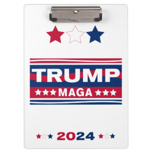 TRUMP~MAGA~2024 KLEMMBRETT