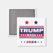 TRUMP~MAGA~2024 MAGNET (Vorderseite/Rückseite)