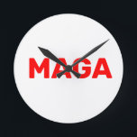 Trump Maga 2024 Runde Wanduhr<br><div class="desc">Donald Trump</div>