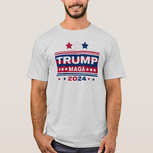 TRUMP~MAGA~2024 T-Shirt (Vorderseite)