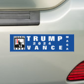 TRUMP MAGA 2024 WB AUTOAUFKLEBER (Auf Auto)