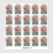 Trump MAGA -Fiktion Weihnachts-Vinyl-Stickers Aufkleber (Blatt)