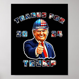 Trump Maga Ich stimme für Geschäfte für Trump 2024 Poster