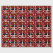 TRUMP MAGA LITTLE CHRISTMAS 2024 Wrapping Paper Geschenkpapier (Flach)