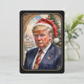 Trump MAGA Maganificent Christmas Card Feiertagskarte (Stehend Vorderseite)