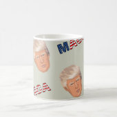Trump MAGA-Muster Kaffeetasse (Mittel)