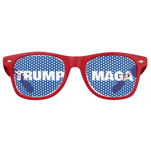 TRUMP MAGA PARTYBRILLE (Vorderseite)