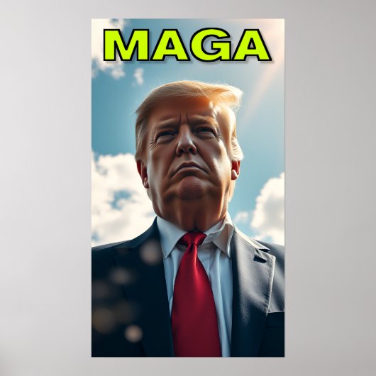 Trump MAGA Poster (Vorne)