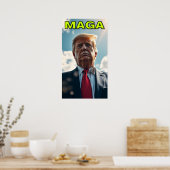 Trump MAGA Poster (Küche)