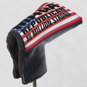 TRUMP MAGA REPUBLIKANER 80 MILLIONEN GOLFKOPFDECKE GOLF HEADCOVER (3/4 Vorderseite)