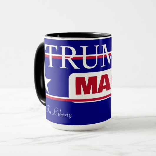 Trump MAGA Tasse (Vorderseite Links)