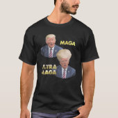 Trump MAGA VS Ultra MAGA T-Shirt (Vorderseite)