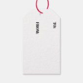 TRUMP MAGA Weihnachten Geschenkanhänger (Rückseite)