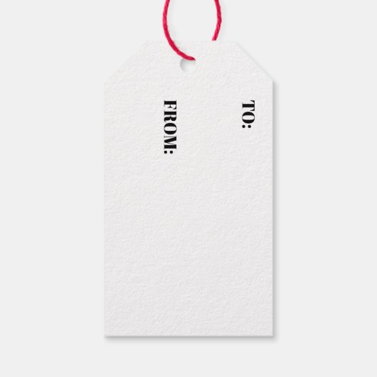 TRUMP MAGA Weihnachten Geschenkanhänger (Rückseite)