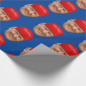 TRUMP MAGA Weihnachten Geschenkpapier (Ecke)