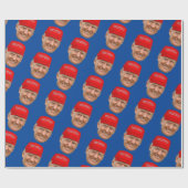 TRUMP MAGA Weihnachten Geschenkpapier (Flach)