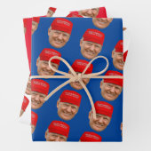 TRUMP MAGA Weihnachten Geschenkpapier Set (Beispiel)