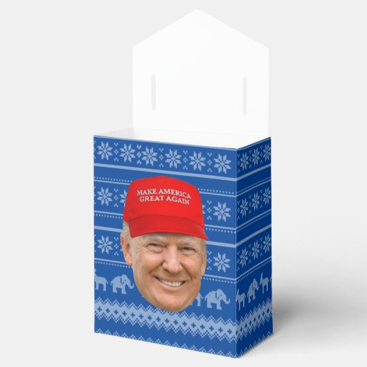 TRUMP MAGA Weihnachten Geschenkschachtel (Geöffnet)