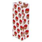 TRUMP MAGA Weihnachten Geschenktüte Für Weinflaschen (Vorderseite Schrägansicht)