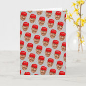 TRUMP MAGA Weihnachten Karte (Gelbe Blume)