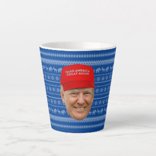 TRUMP MAGA Weihnachten Milchtasse