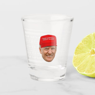 TRUMP MAGA Weihnachten Schnapsglas