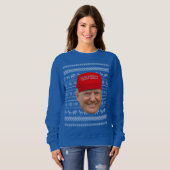 TRUMP MAGA Weihnachten Sweatshirt (Vorne ganz)