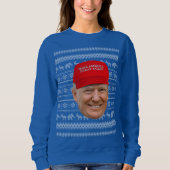 TRUMP MAGA Weihnachten Sweatshirt (Vorderseite)
