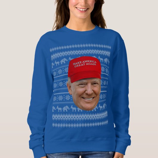 TRUMP MAGA Weihnachten Sweatshirt (Vorderseite)