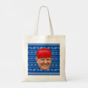 TRUMP MAGA Weihnachten Tragetasche