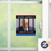Trump MAGA Window Clying Fensteraufkleber (Zuhause)