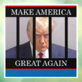Trump MAGA Window Clying Fensteraufkleber (Blatt 3)