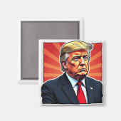 Trump Magnet (Vorderseite/Rückseite)