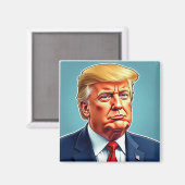 Trump Magnet (Vorderseite/Rückseite)